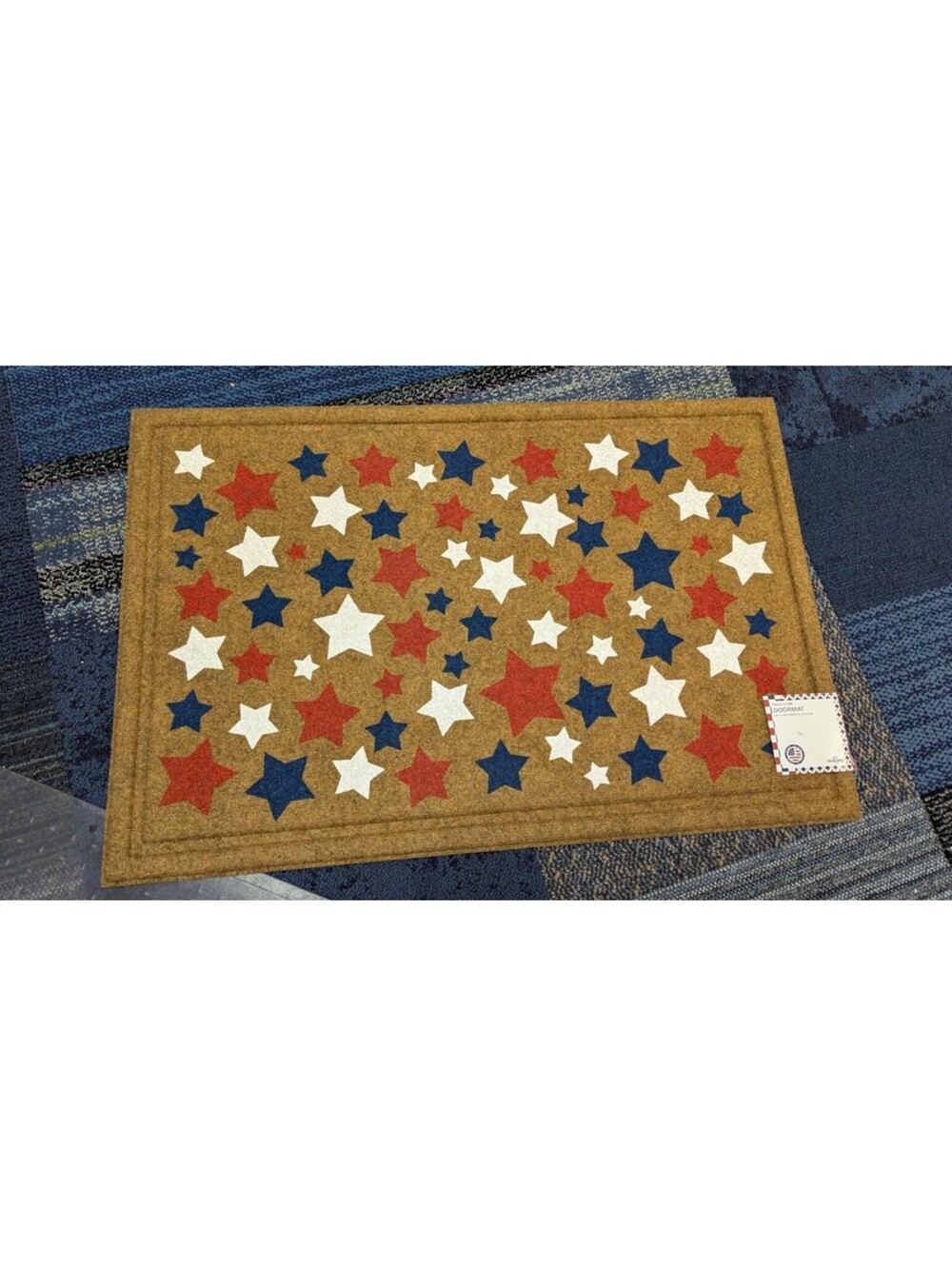 Texas All-Weather Door Mat Stars